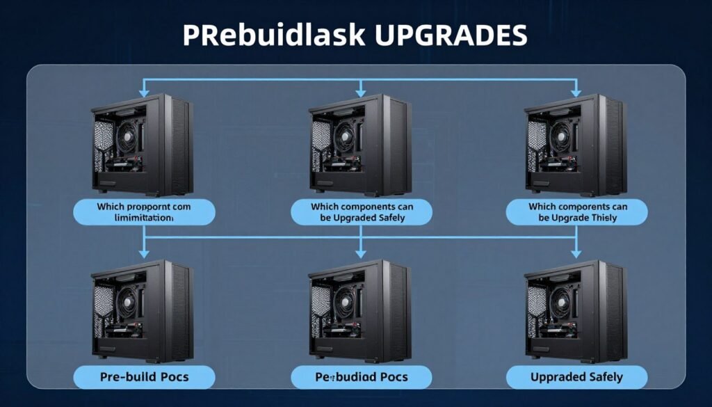 Pre-Built PC Advice upgrade path planning chart showing component compatibility