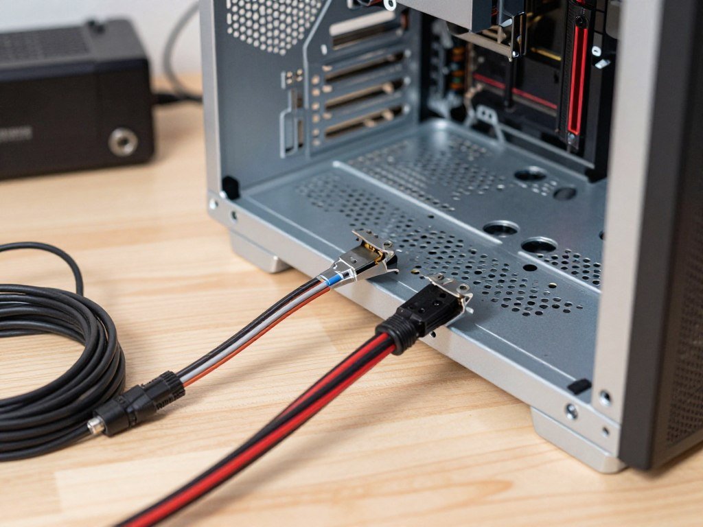 Pre-built PC showing failed upgrade attempt with incompatible components