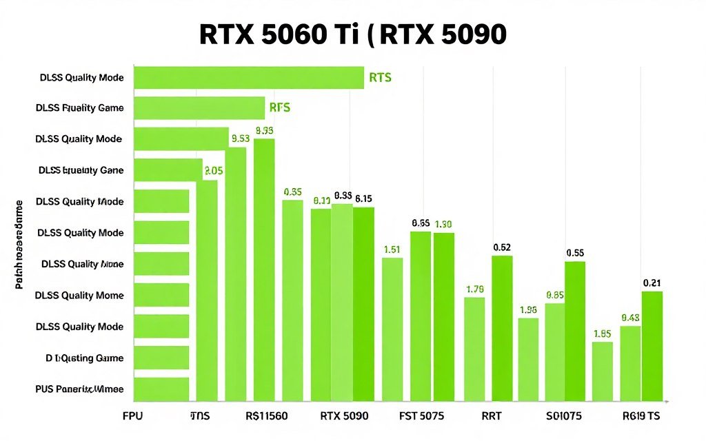RTX 50 series frame rate comparison in path tracing games