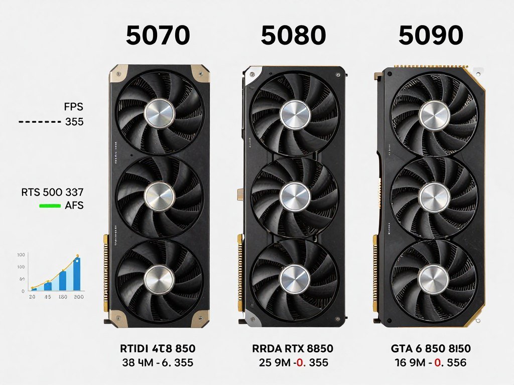 RTX 50-series graphics cards performance tier comparison for GTA 6 gaming