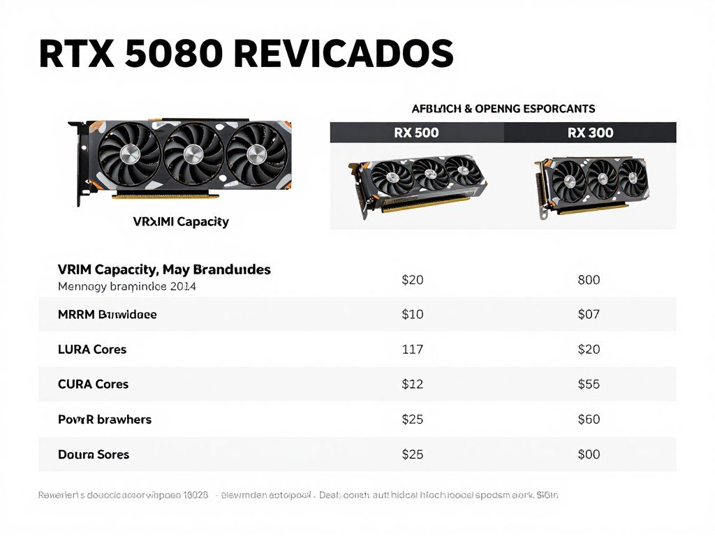 RTX 5080 specifications and performance metrics