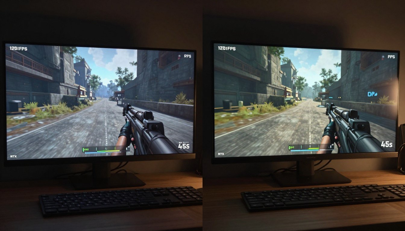 Ray Tracing Impact on gaming performance showing FPS comparison