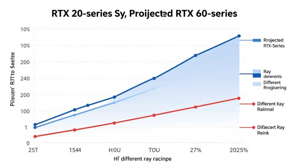 Ray tracing performance progression across GPU generations