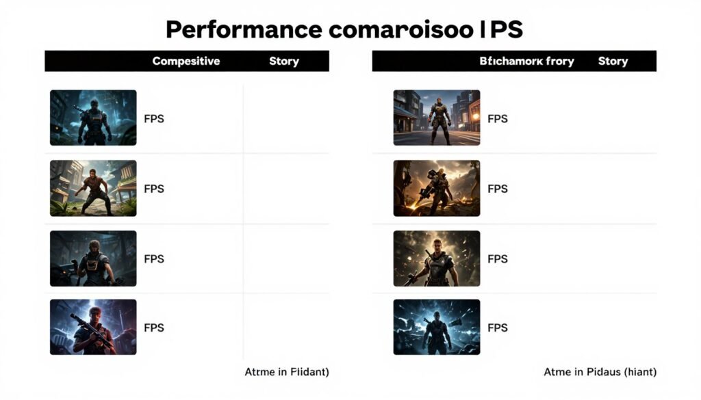 Real-world gaming performance comparison across profiles