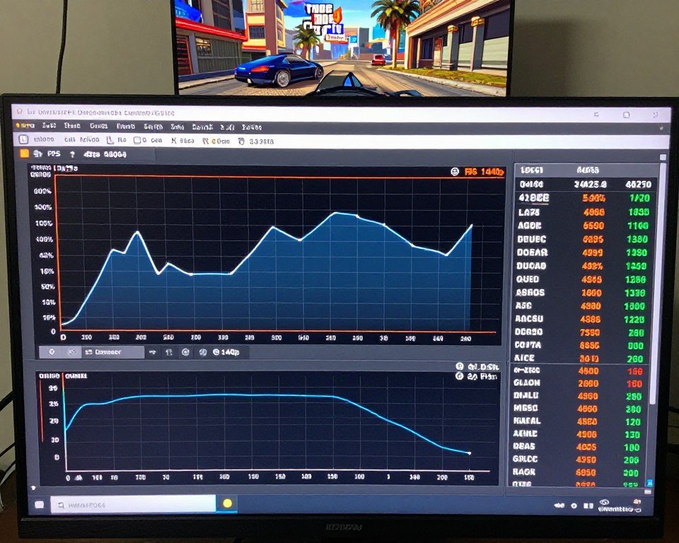 Real-world gaming scenario showing GPU at 100% usage with low FPS indicating GPU bottleneck
