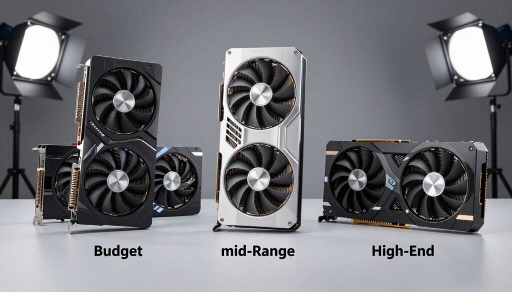 Recommended GPU lineup for different gaming budgets in 2026