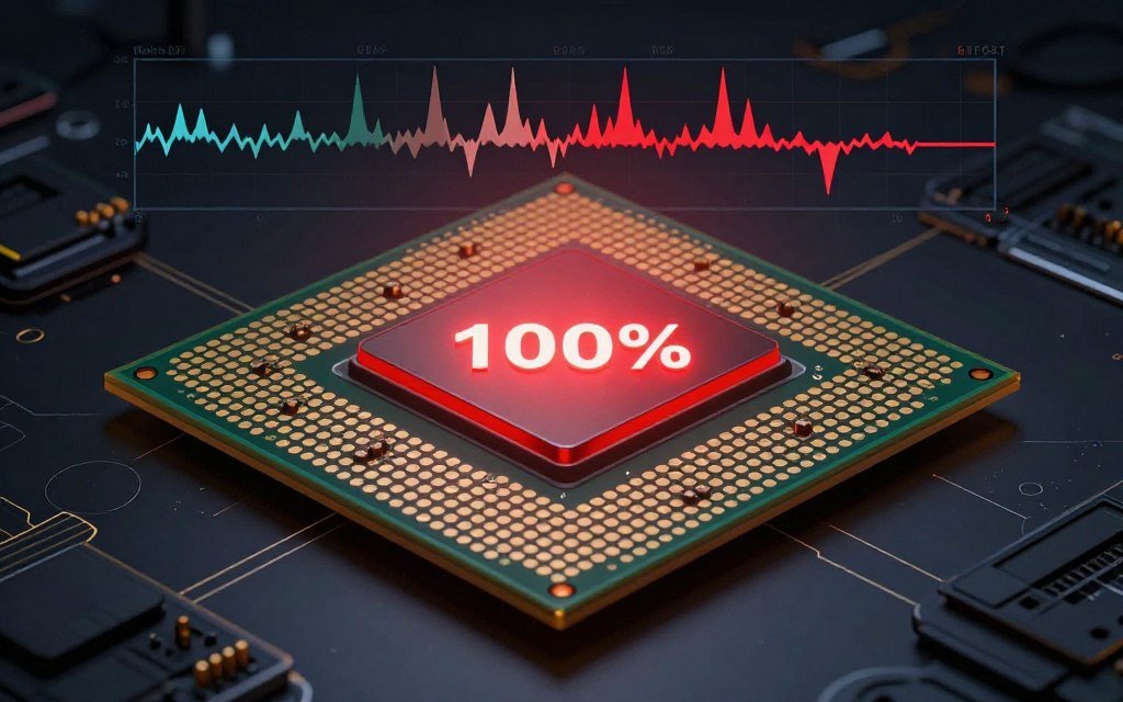 Single core CPU bottleneck visualization