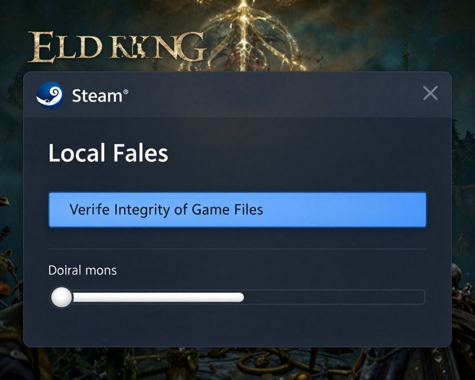 Steam game properties verification process