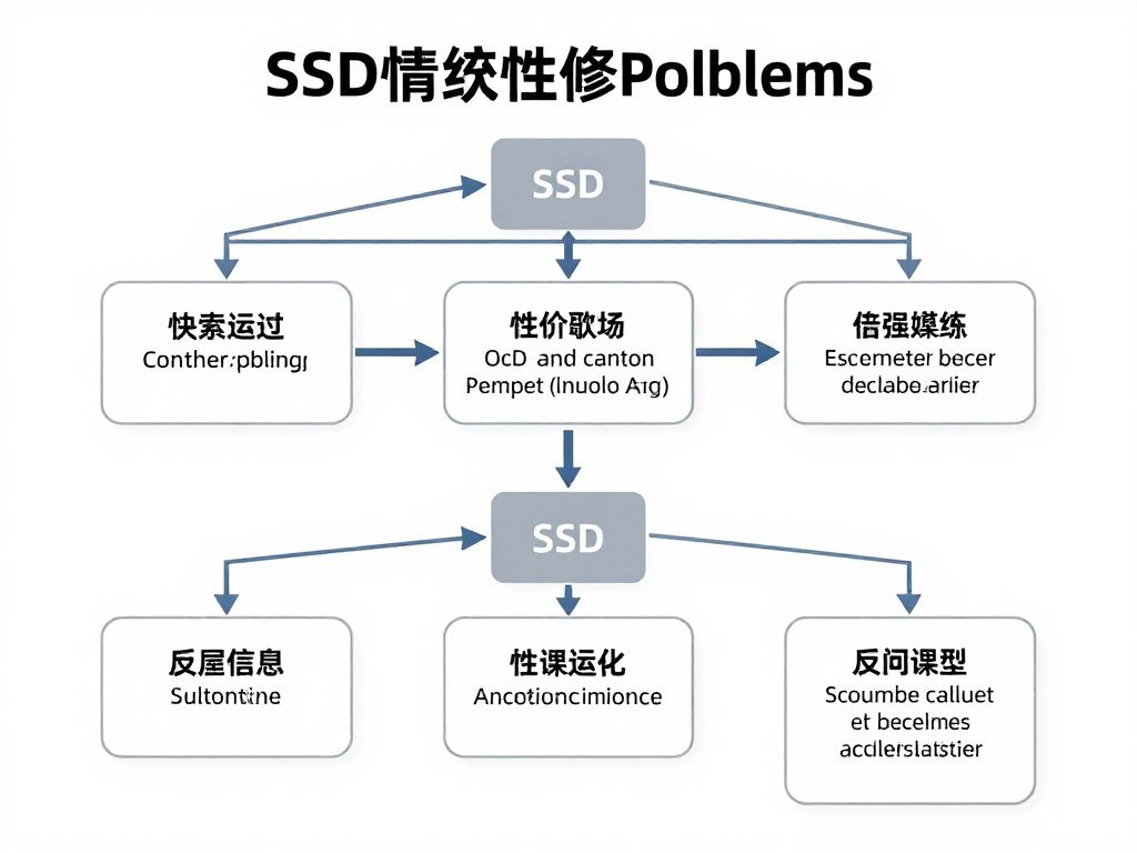 Troubleshooting flowchart for common SSD performance issues