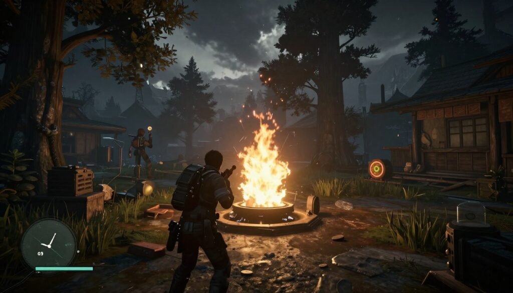 Unreal Engine 5 game running with Nvidia settings