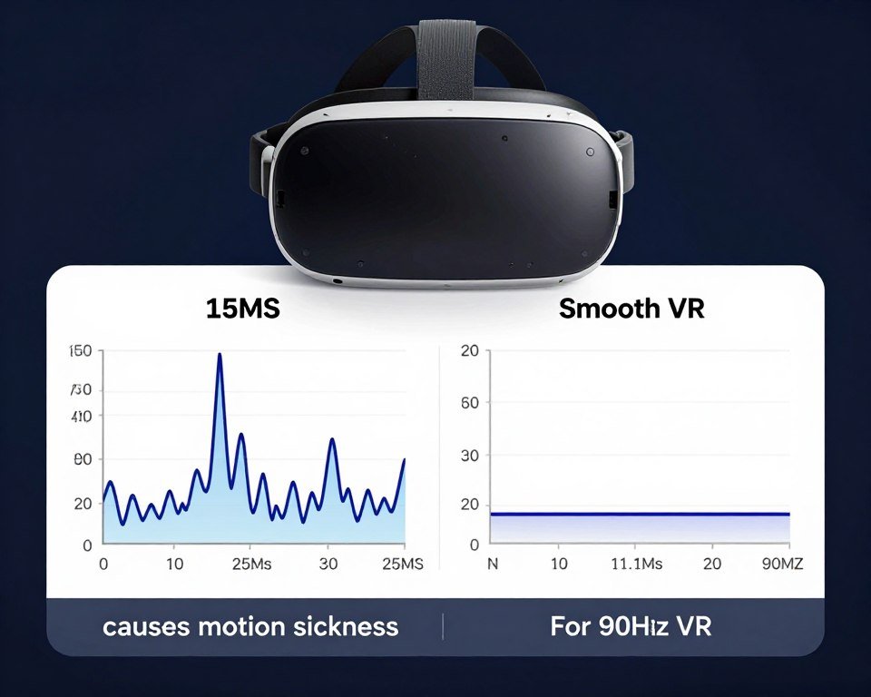 VR frame time requirements visualization
