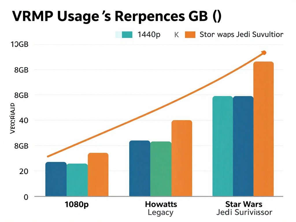VRAM usage comparison across different resolutions