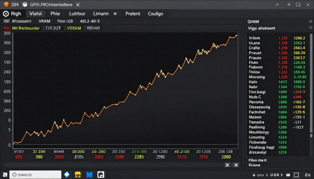VRAM usage monitoring showing memory allocation in ultrawide gaming