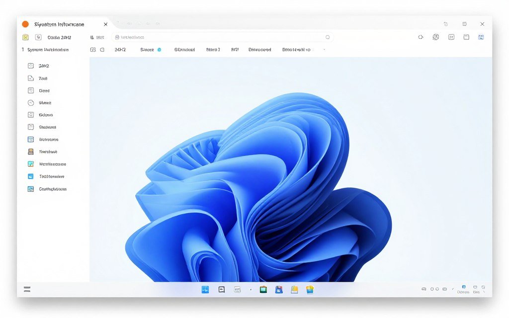 Windows 11 24H2 system information showing updated timer management