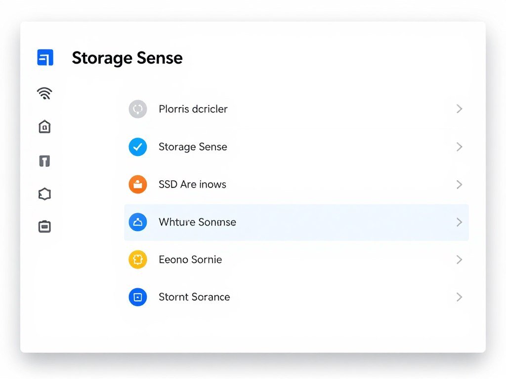 Windows 11 storage optimization settings interface showing SSD-specific options