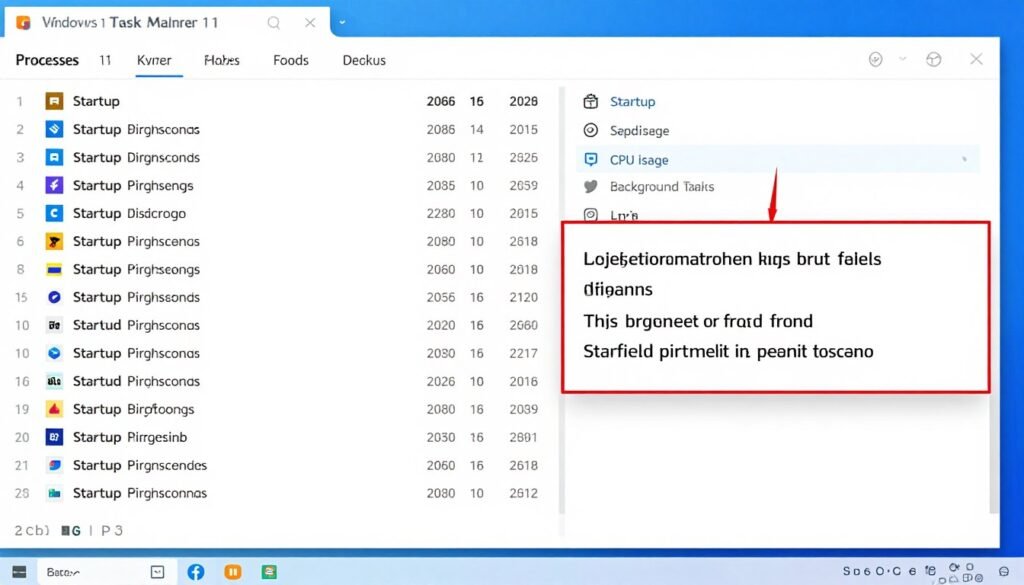 Windows Task Manager showing background processes disabled for gaming optimization
