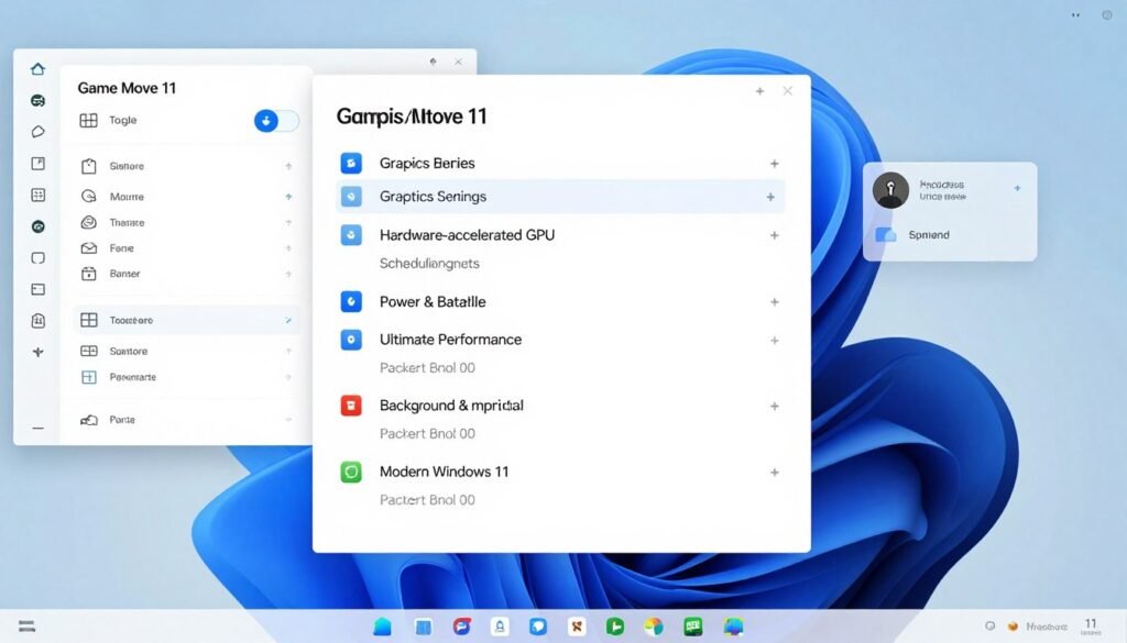 Windows optimization settings interface