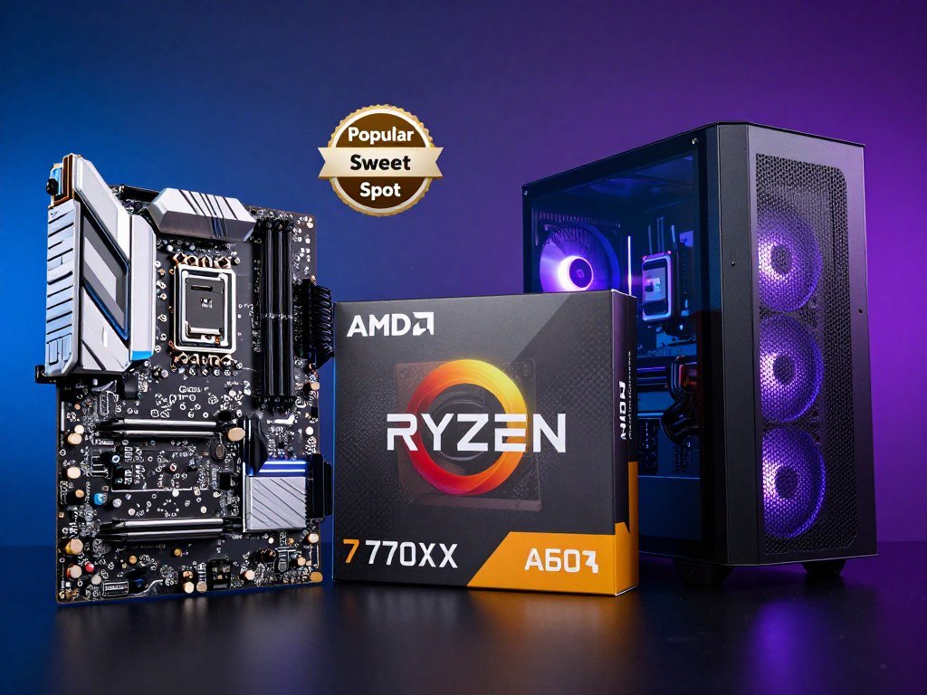 balanced gaming PC build with AMD Ryzen 7 7700X processor recommendation