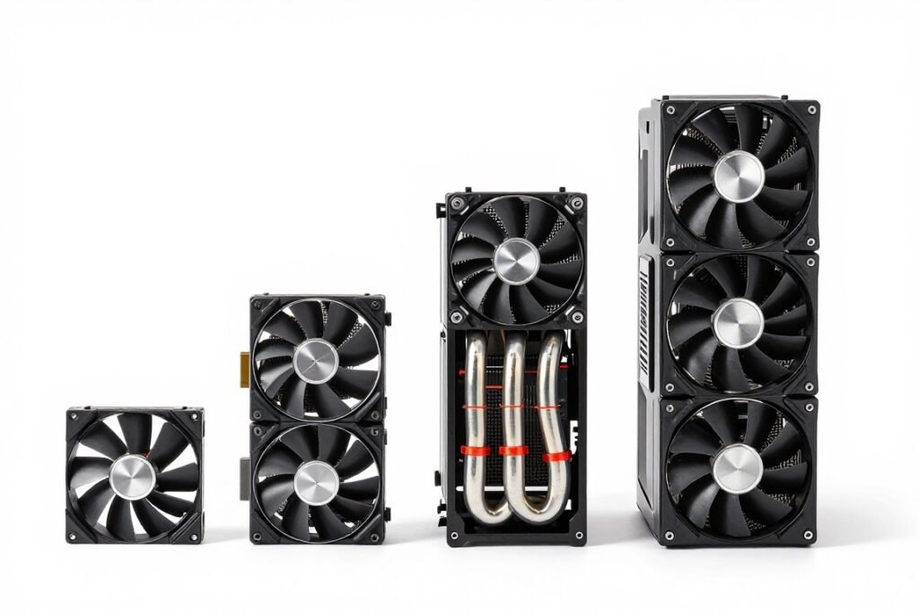 best cpu cooler tower models comparison showing different sizes and designs