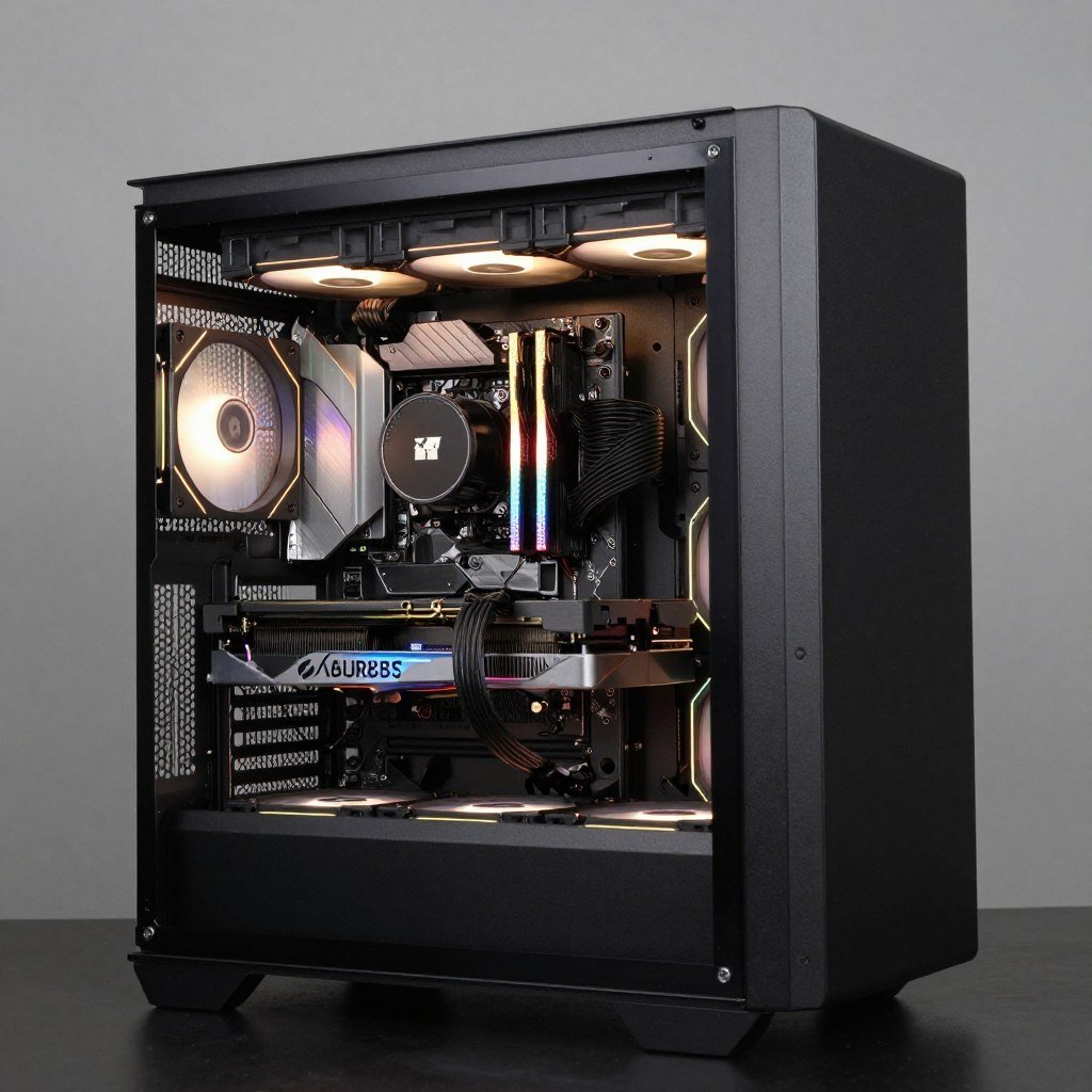 complete gaming PC build with used 2024 components