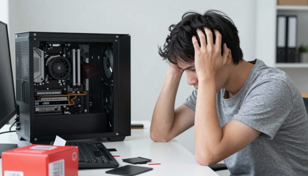 failed PC build with incompatible components