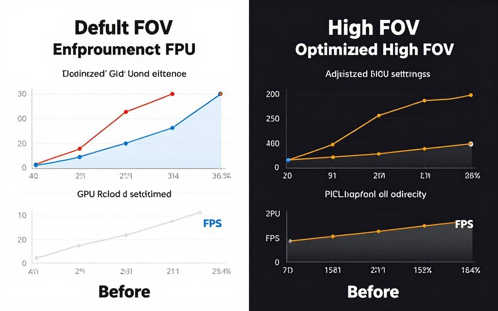 final FOV Performance Hit comparison showing optimized settings and results