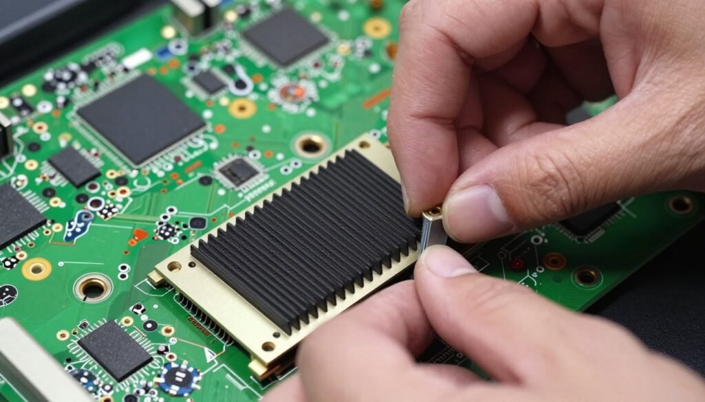 graphics card reassembly heatsink mounting thermal paste GPU maintenance