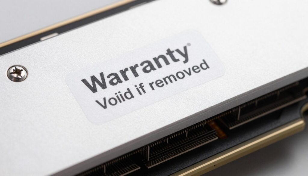 graphics card warranty seal GPU maintenance service options