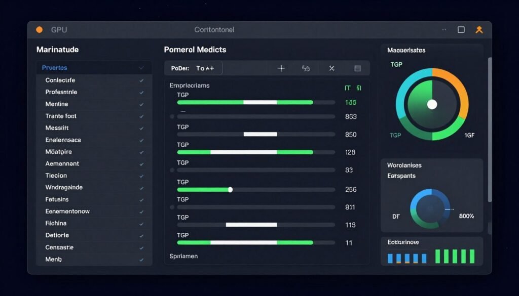 laptop GPU performance optimization software settings interface laptop GPU performance optimization software settings interface