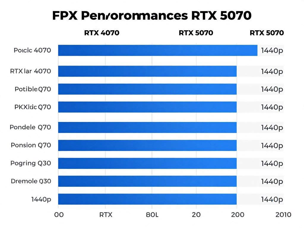 performance comparison chart showing 2024 versus 2026 graphics cards with minimal fps difference